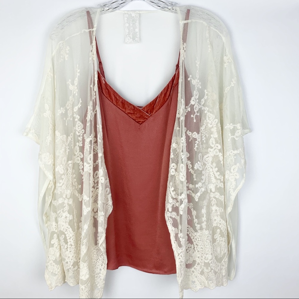 Anthropologie Floreat brick color camisole size S